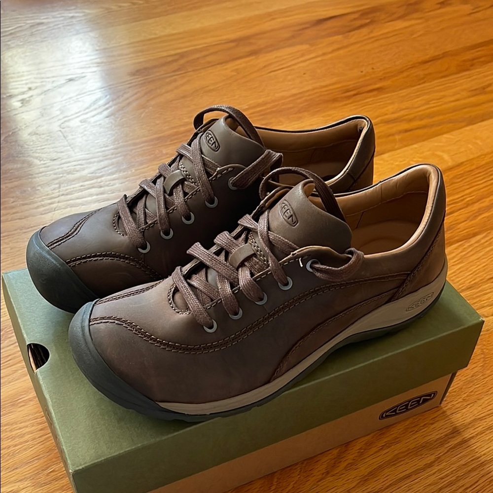 KEEN Women’s Brown Leather Shoes, Presidio II style